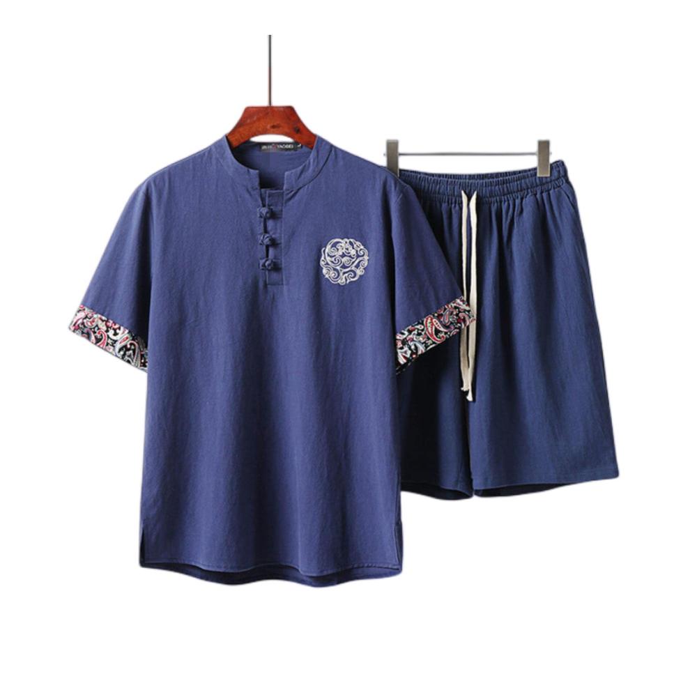 Blau mit Hose