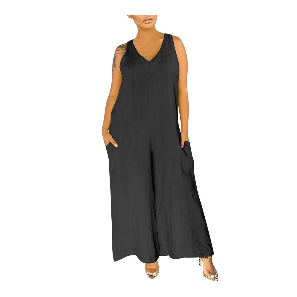 01-schwarz Sommerkleid Damen Lang