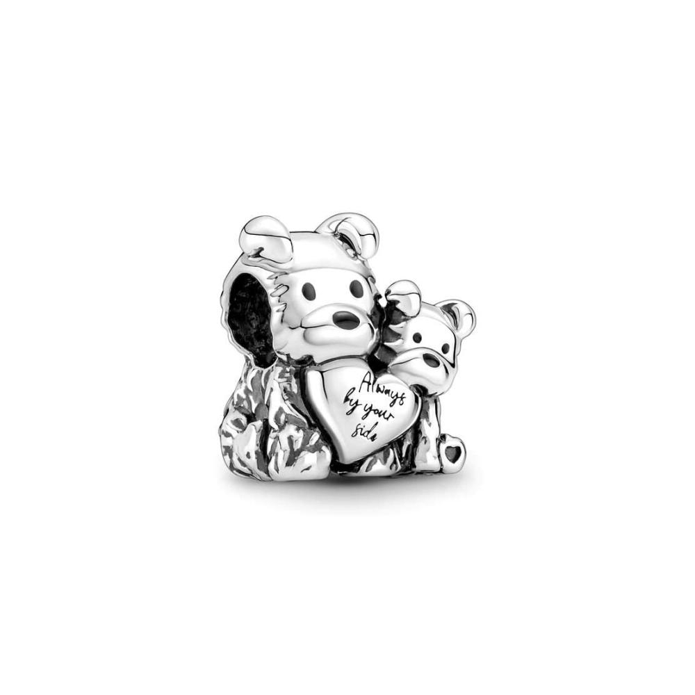 mom Mother and Puppy Love Charm