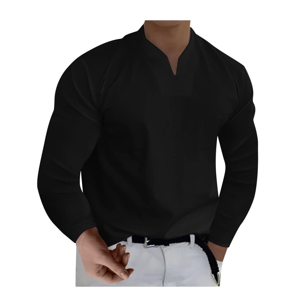 07schwarz Langarmshirts für Herren