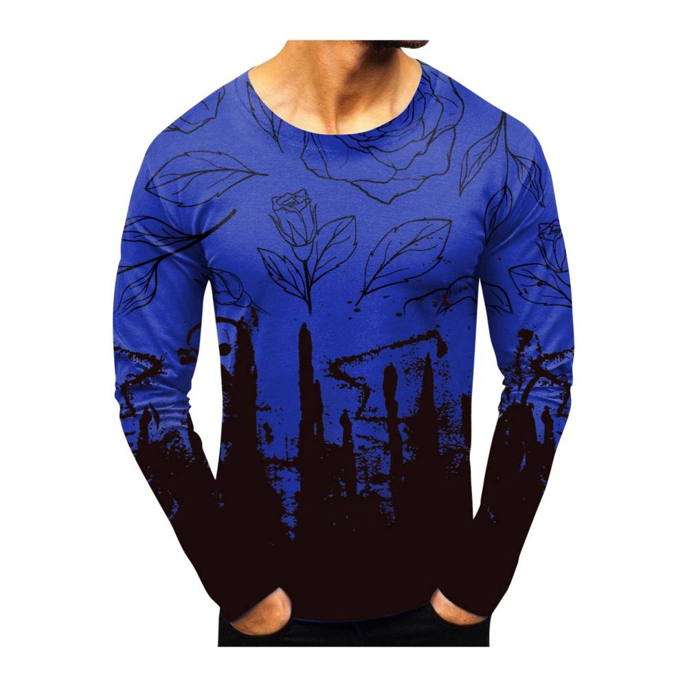 08blau T-shirts für Herren