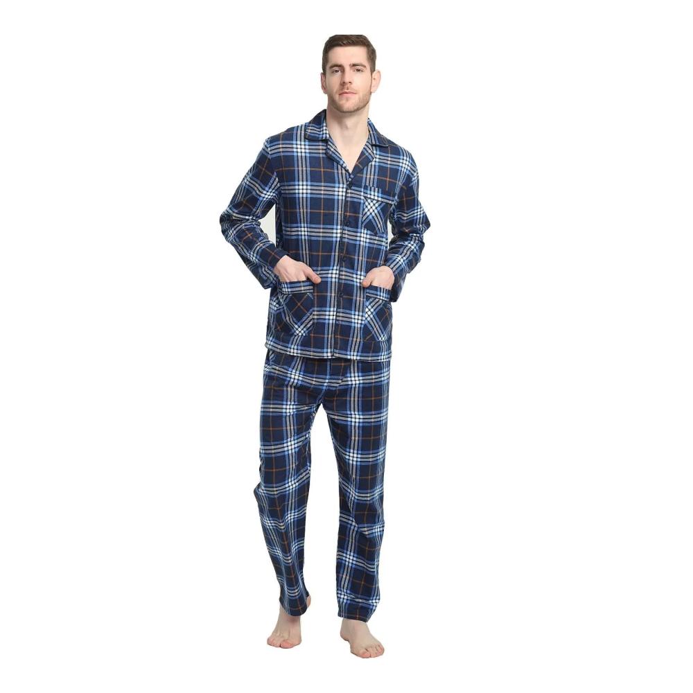 Dunkelblaues Plaid