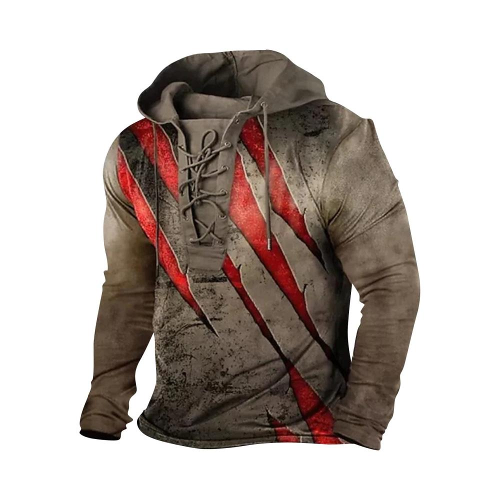 01khaki Herren Pullover Strickjacke