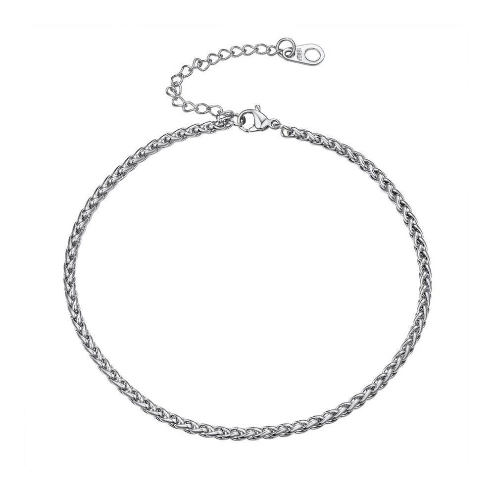 02 Weizenkette 3mm/Silber