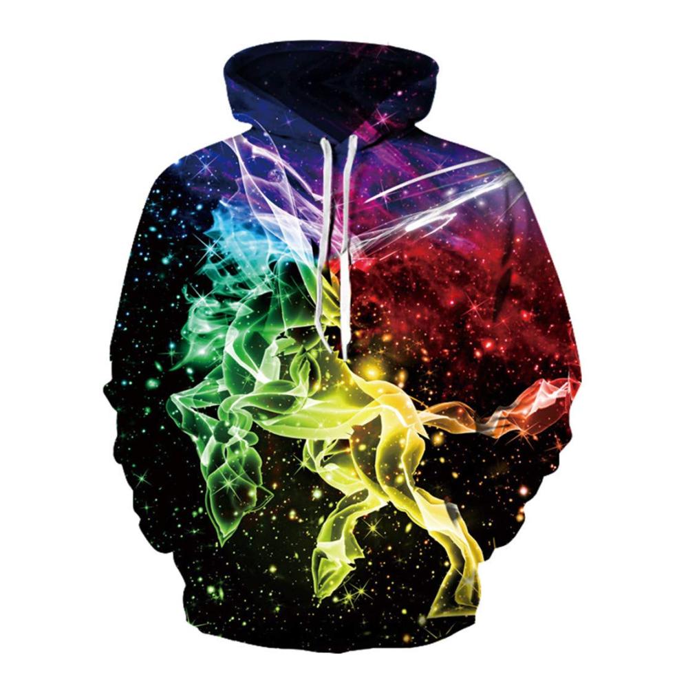 Buntes Galaxis Einhorn