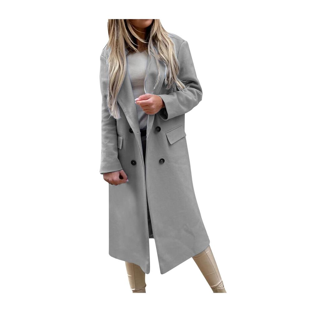 01-grau Blazer Anzug Damen