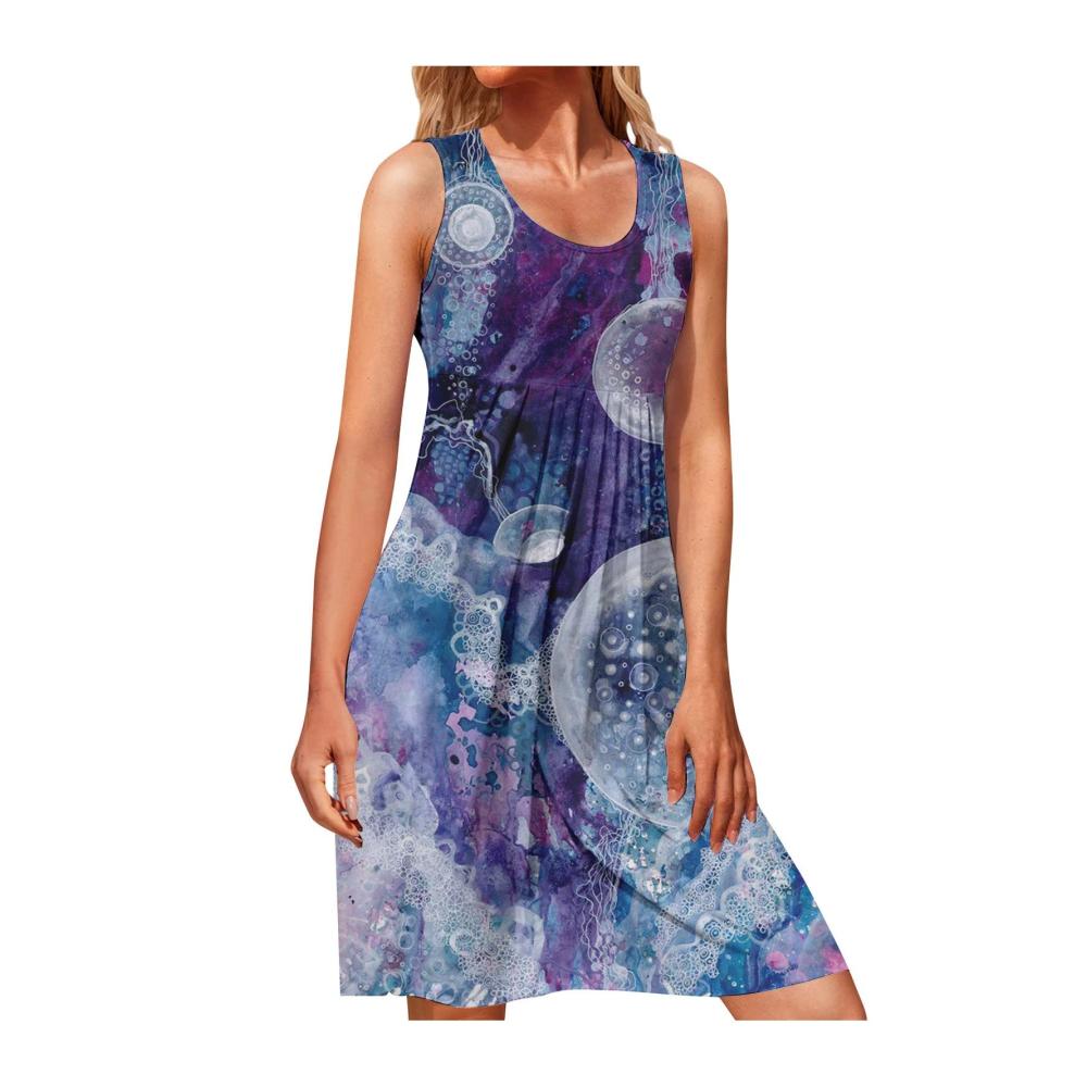 04-lila Damen Sommerkleider