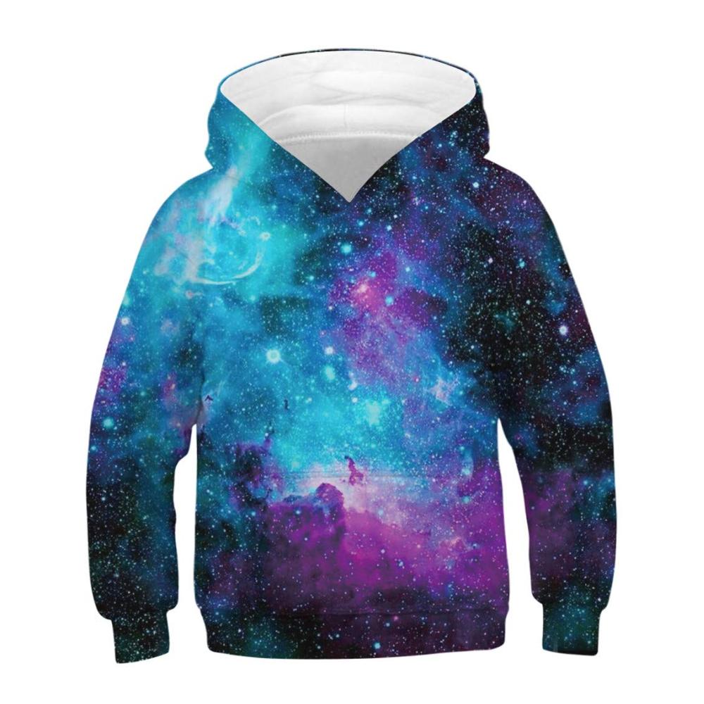 Blau Lila Galaxie