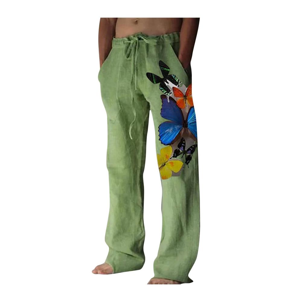 04-grün Hosen Herren Sommer
