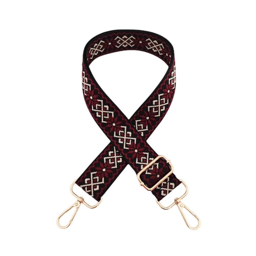 X9-black Wine Red Gold Buckle