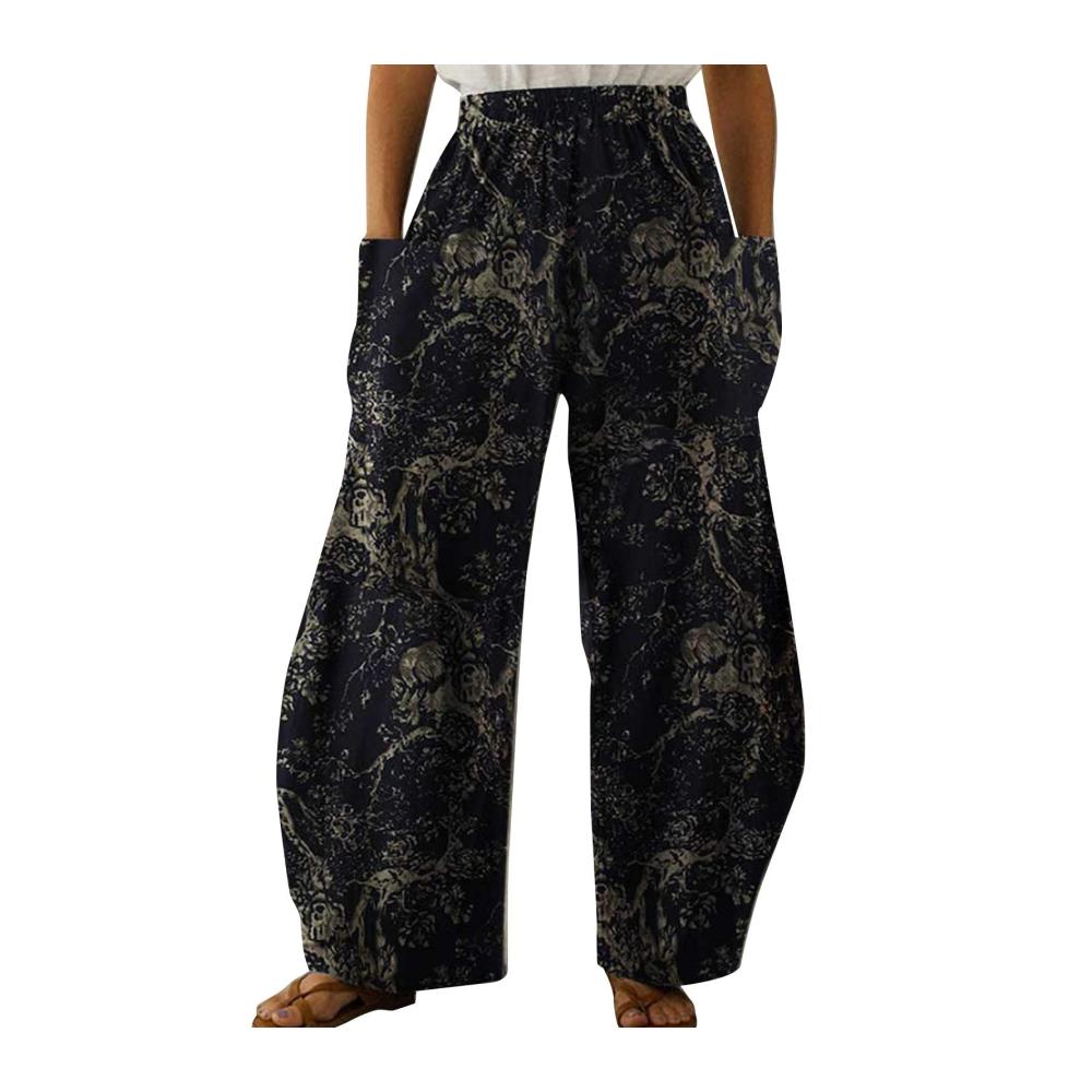 02-schwarz Hosen für Damen