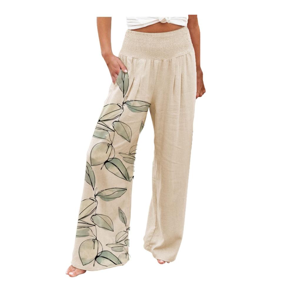02-minzgrün Damen Hosen Sommer