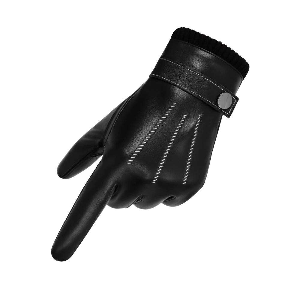 Schwarz(Wolle gefüttert)