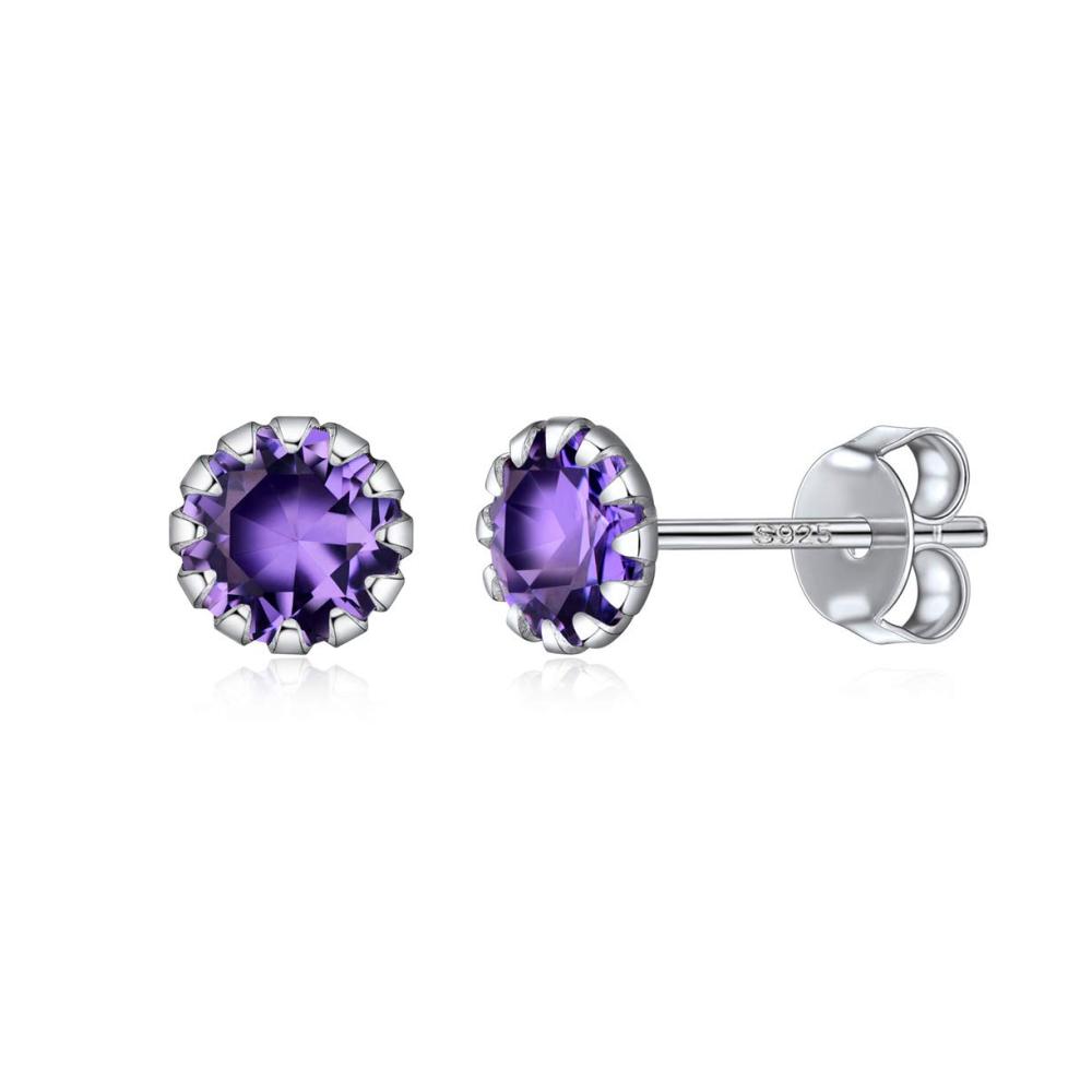 A Februar-Amethyst-Rund