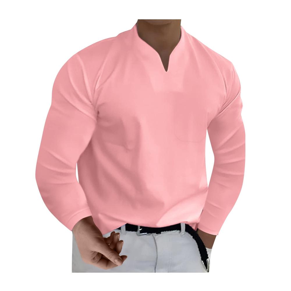 07rosa Langarmshirts für Herren