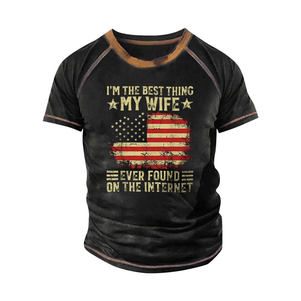 04-schwarz Kurzarm Shirts Herren