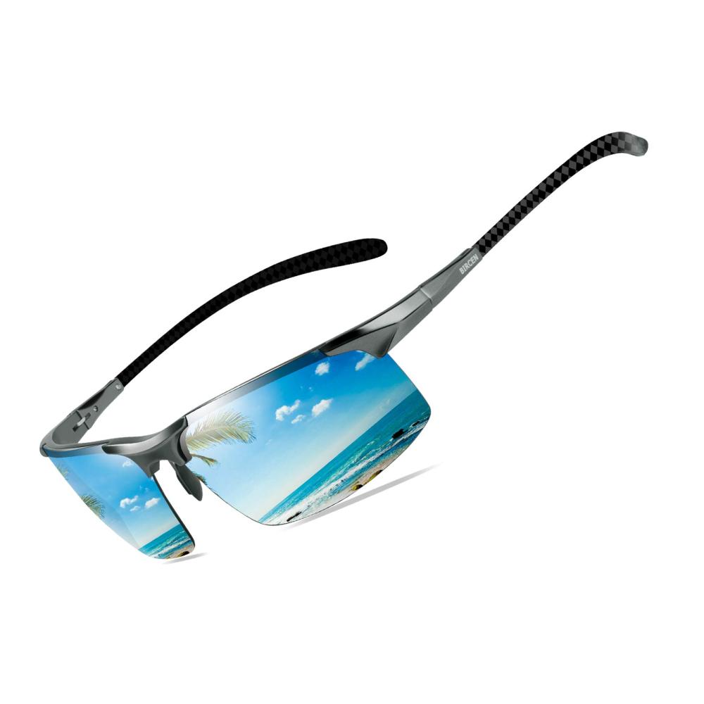 B-black Frame Blue Lens