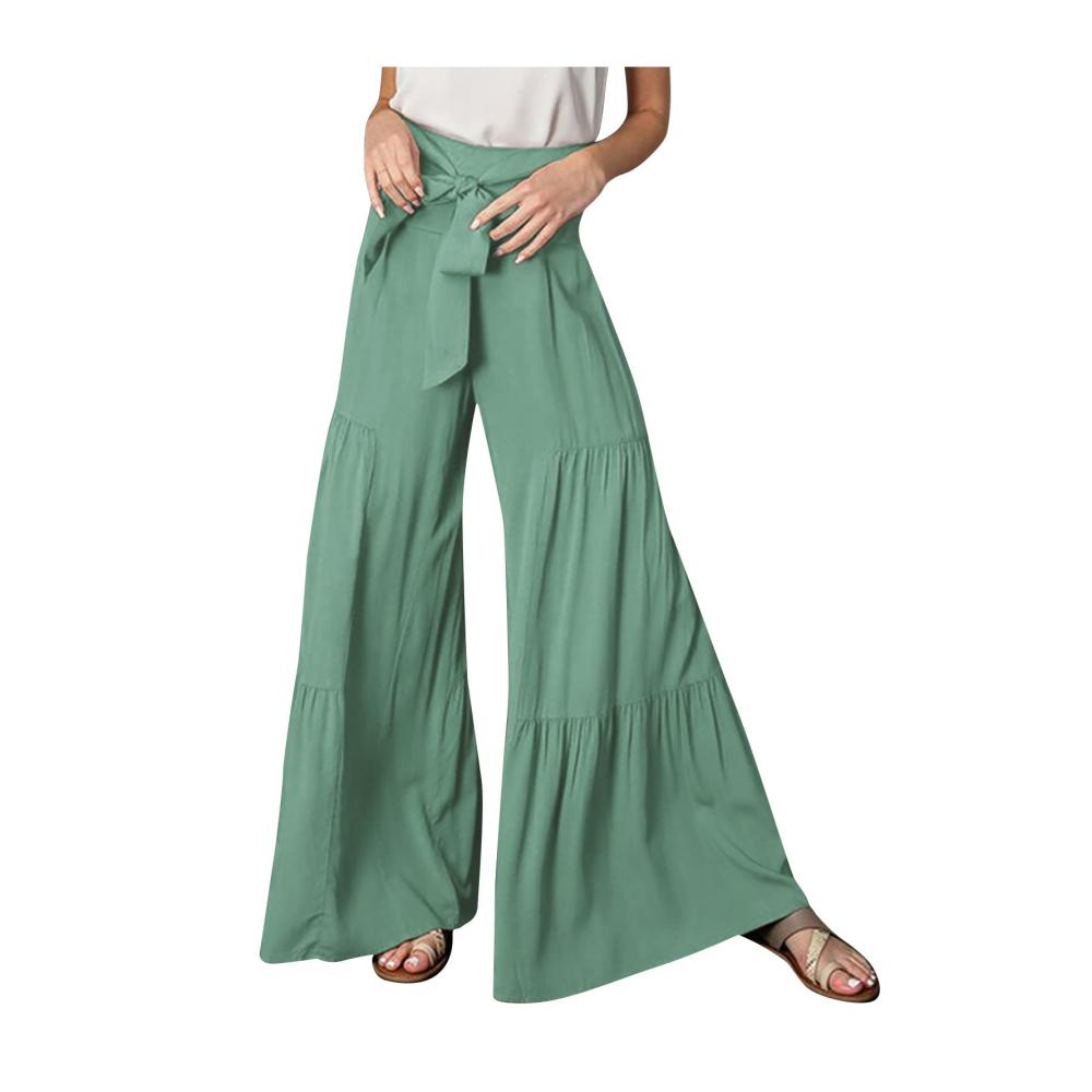 02-minzgrün Hosen Damen Sommer