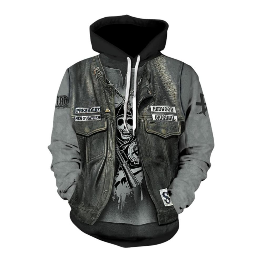 Schwarze Motorradjacke