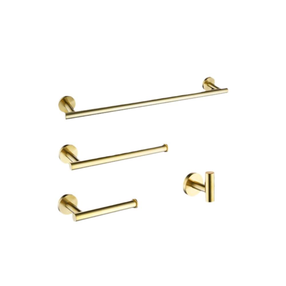 Goldfarbenes 4-teiliges Set