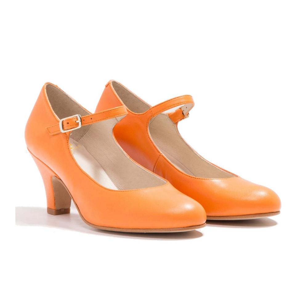 Glattleder Orange
