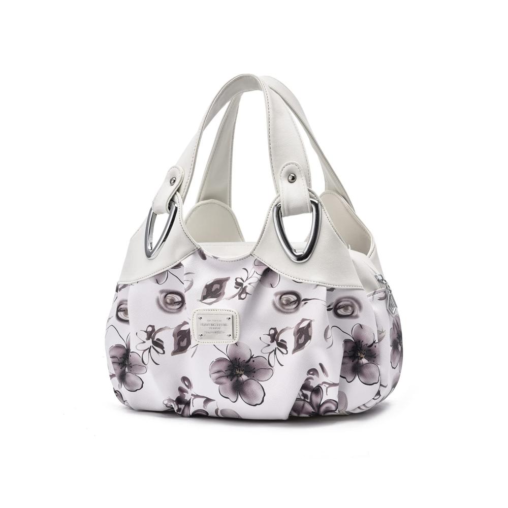 White Handle/Grey Flower