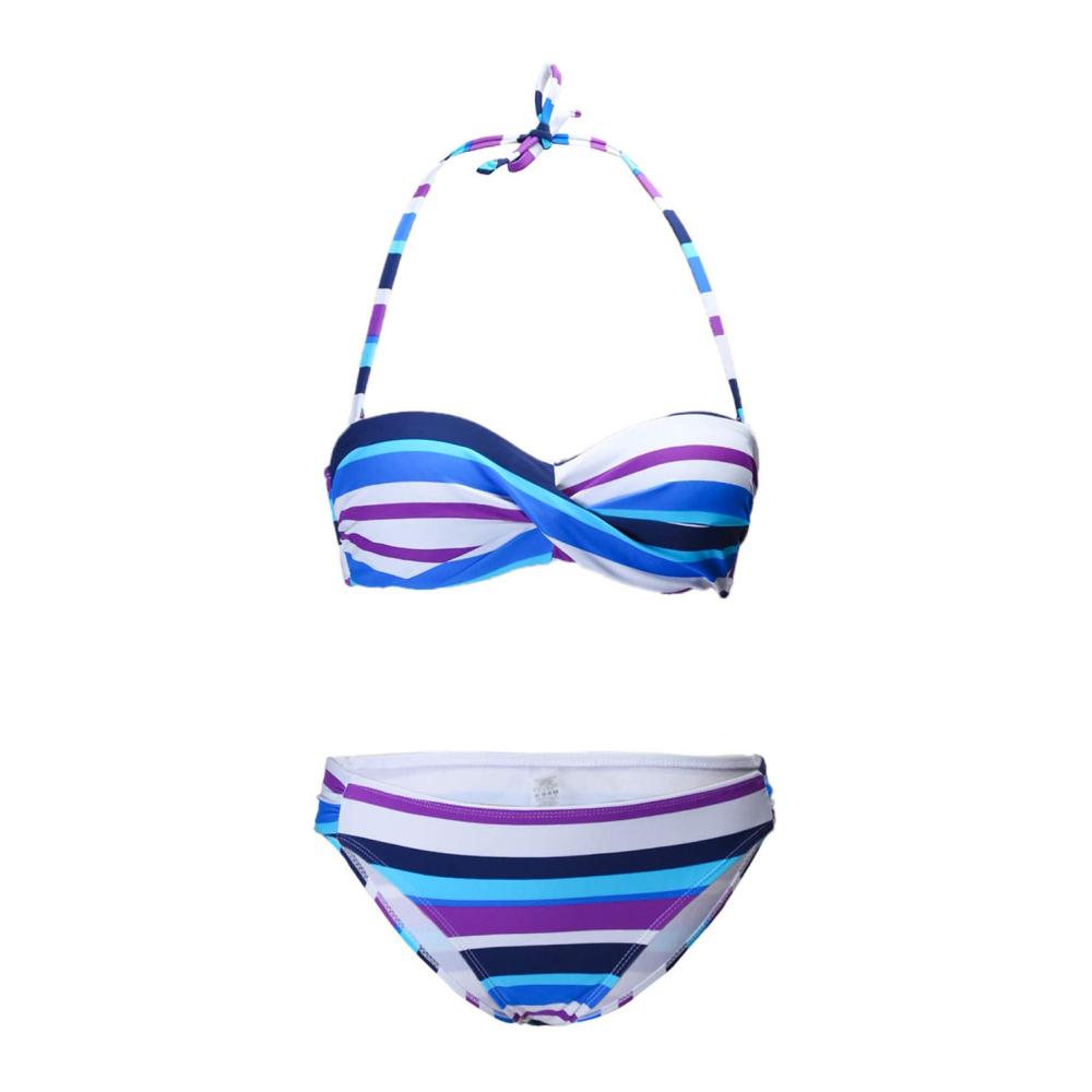 Blaue Lila Streifen