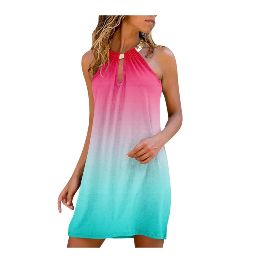 04-pink Sommerkleider Damen