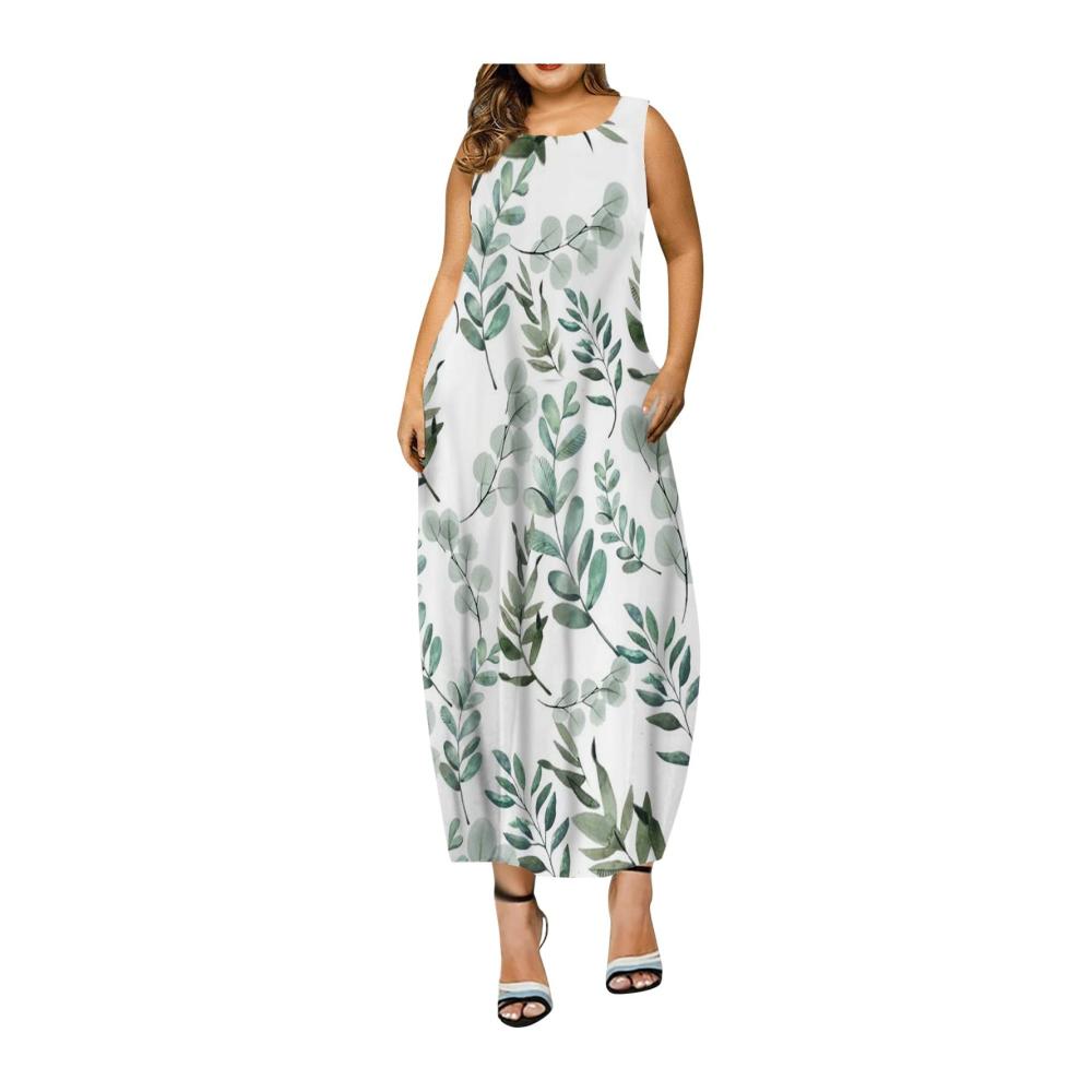 01-grün Sommerkleid Damen Kurz