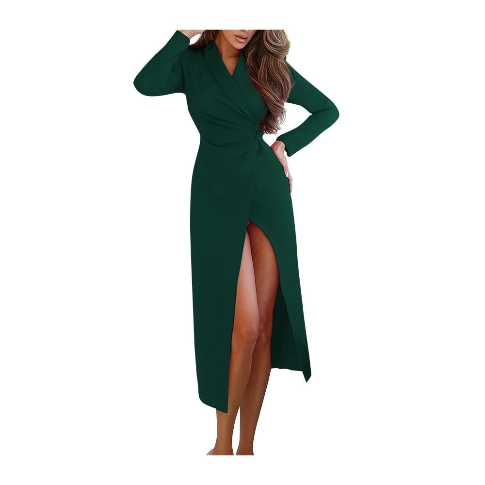 02grün Kleid Damen Partykleid Kleider