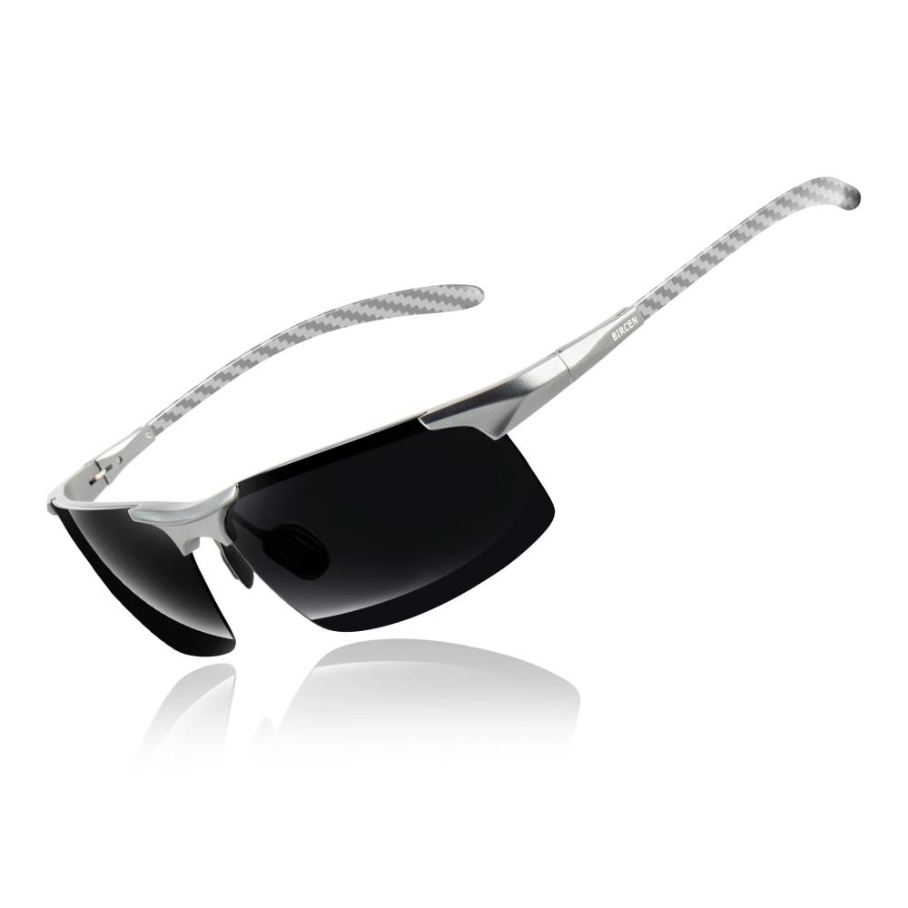 I-silver Frame Black Lens