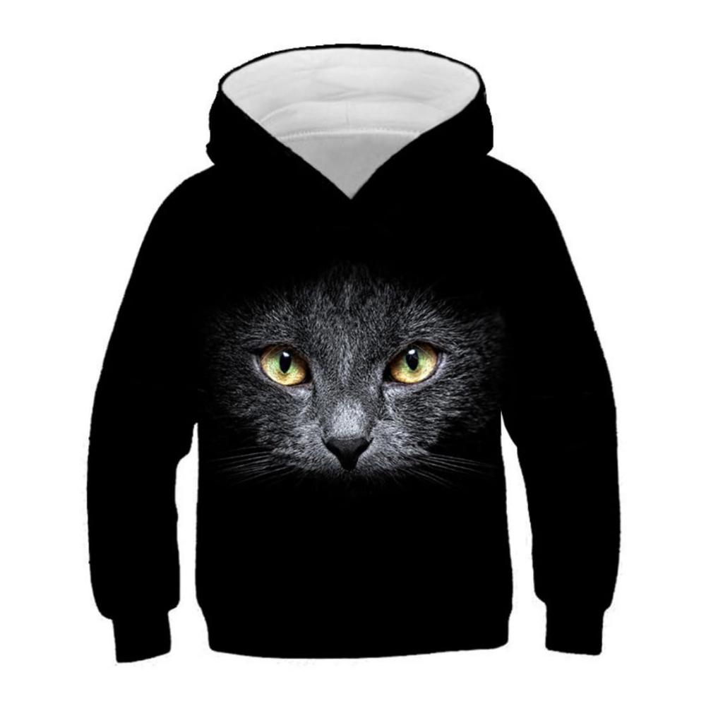 Dunkelgraue Katze