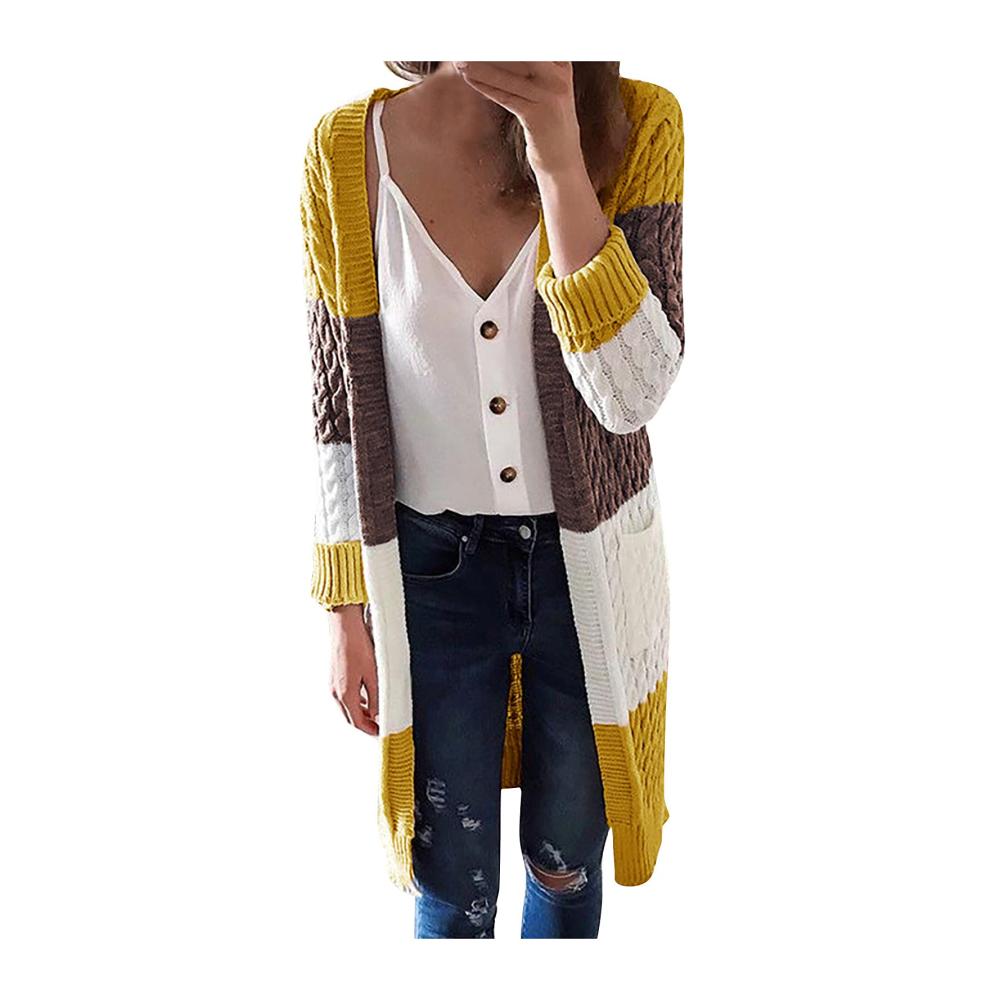 01-gelb Pullover & Strickjacken für Damen