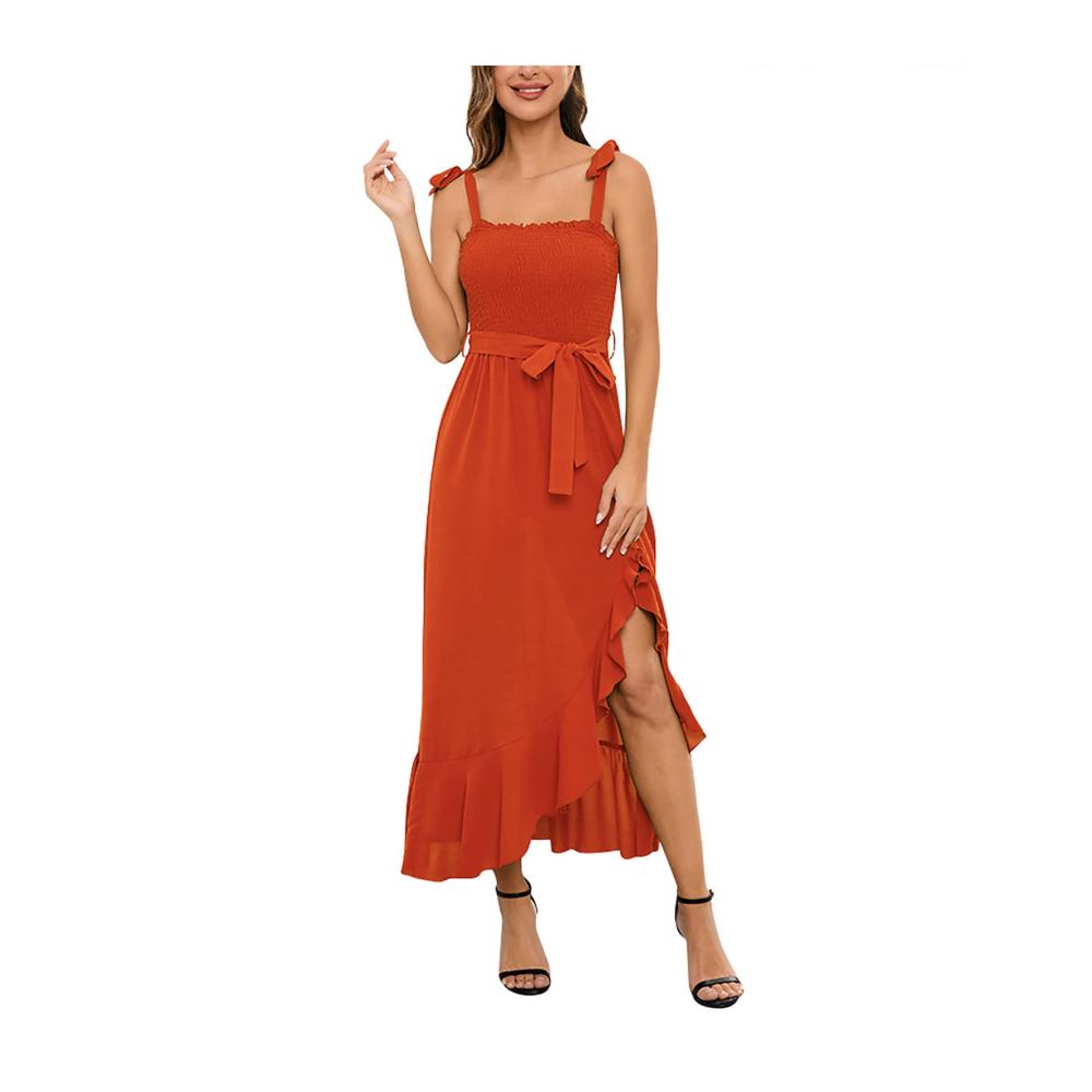 06-rot Damen Sommerkleider
