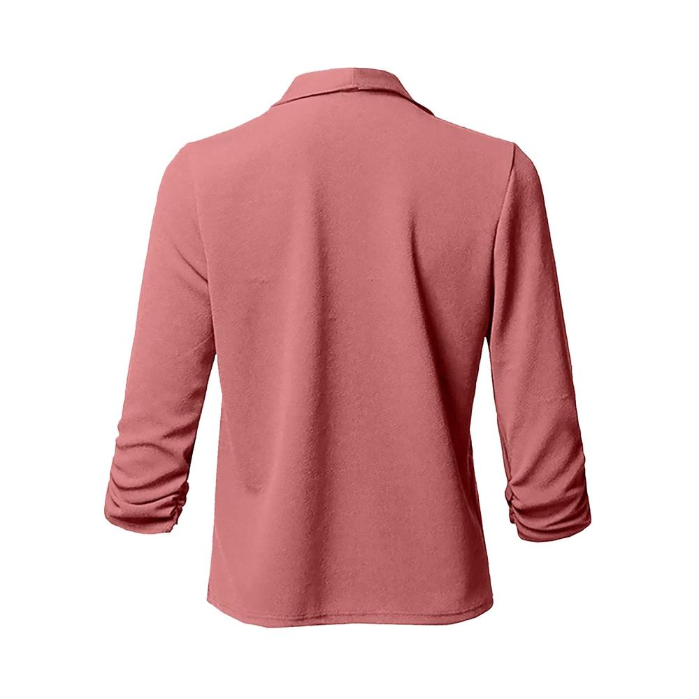 01-rosa Strickjacke Damen Strickmantel