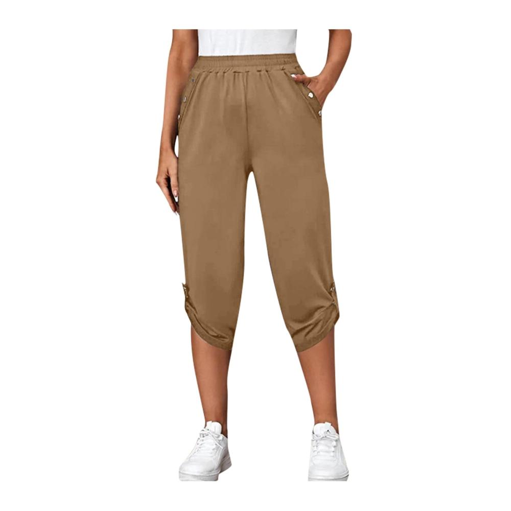 01-khaki Hose Damen