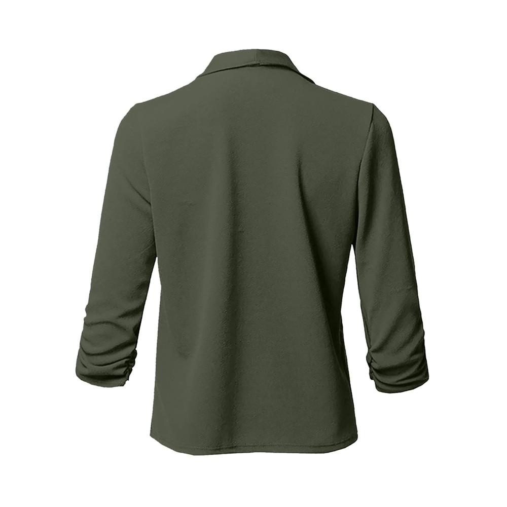 01-armeegrün Strickjacke Damen Strickmantel