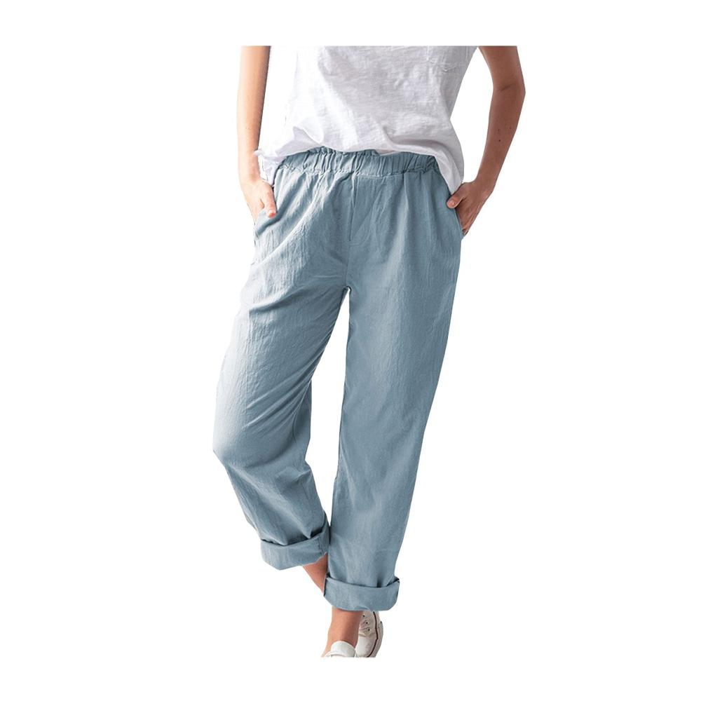 01-blau Hosen für Damen