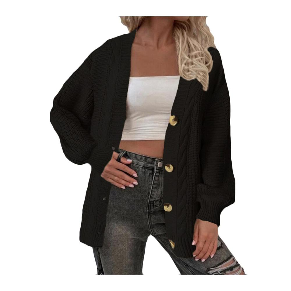 01-schwarz Damen Mantel