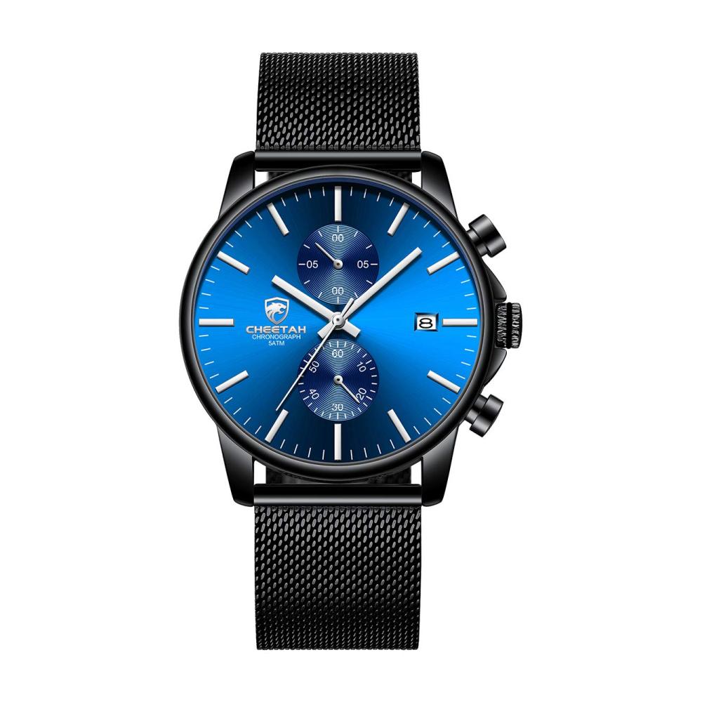 Schwarz-schwarz-blau