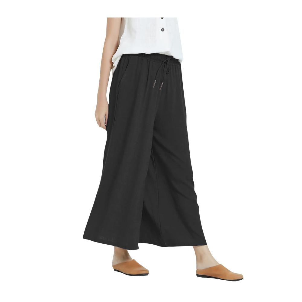 01-schwarz Hose Damen
