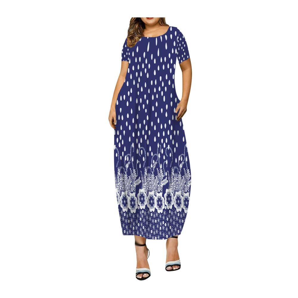 05-dunkelviolett Sommerkleid Damen Kurz