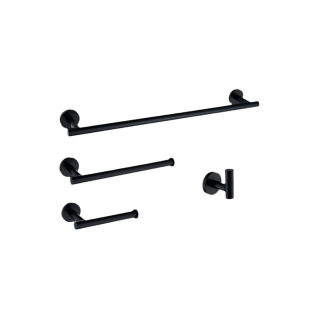Schwarzes 4-teiliges Set