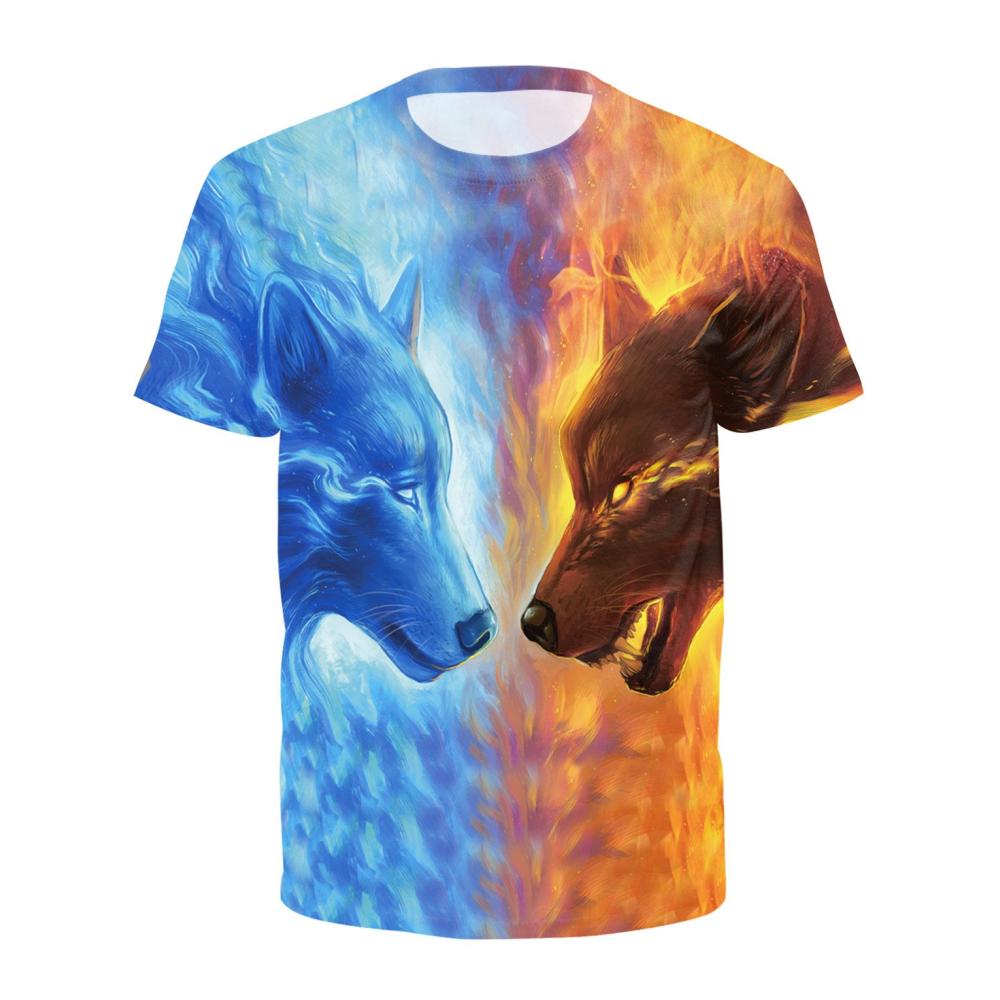 Eis- und Feuerwolf