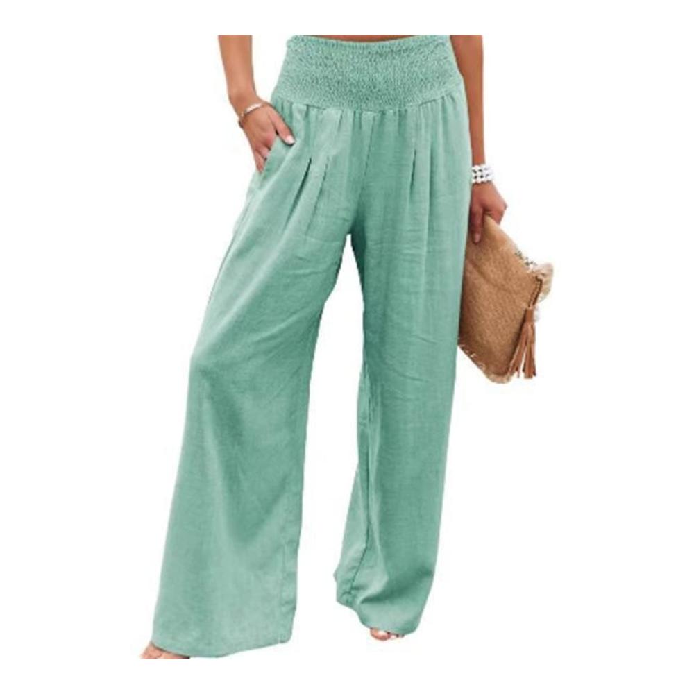 01-minzgrün Damen Hosen Sommer
