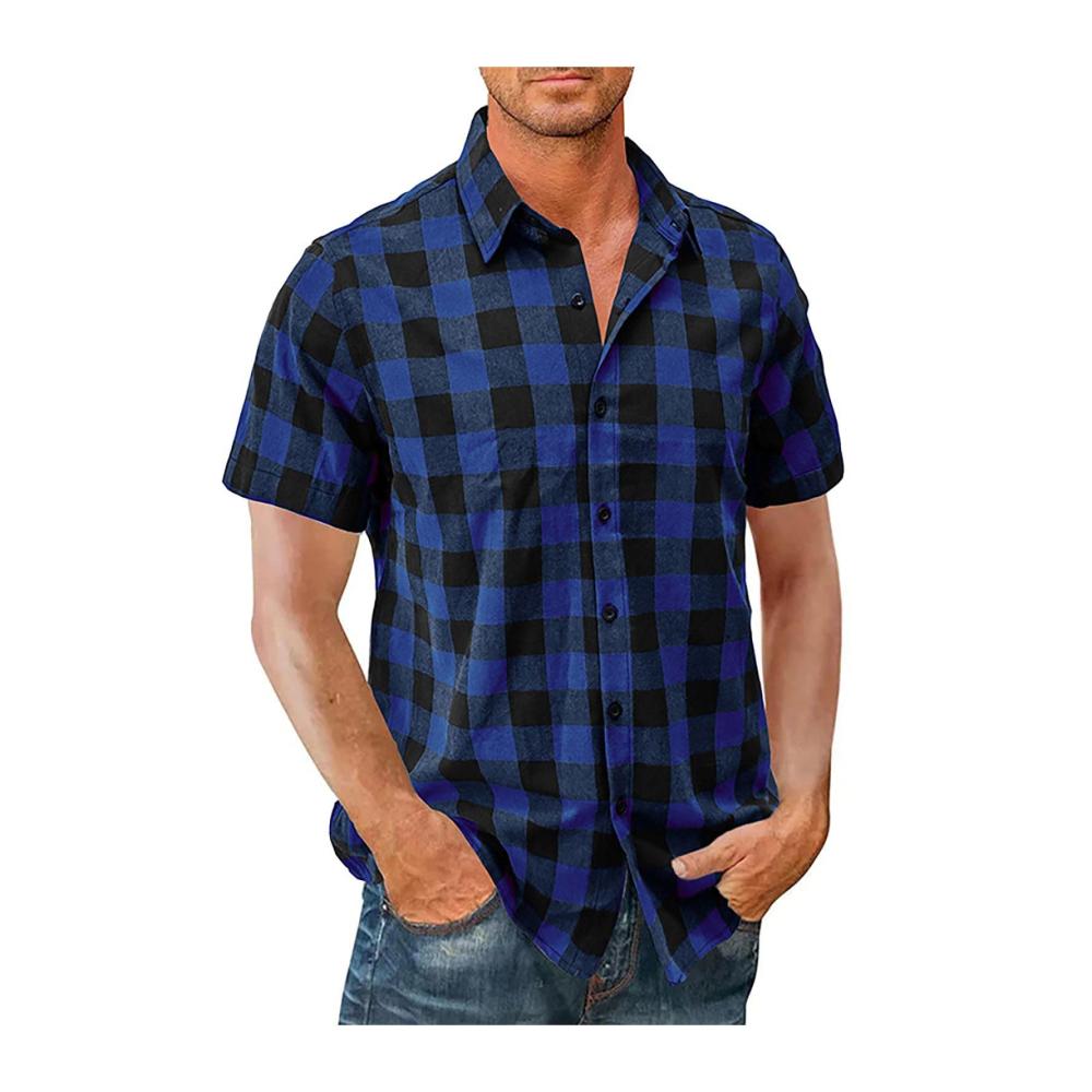 02-blau Herren Shirt