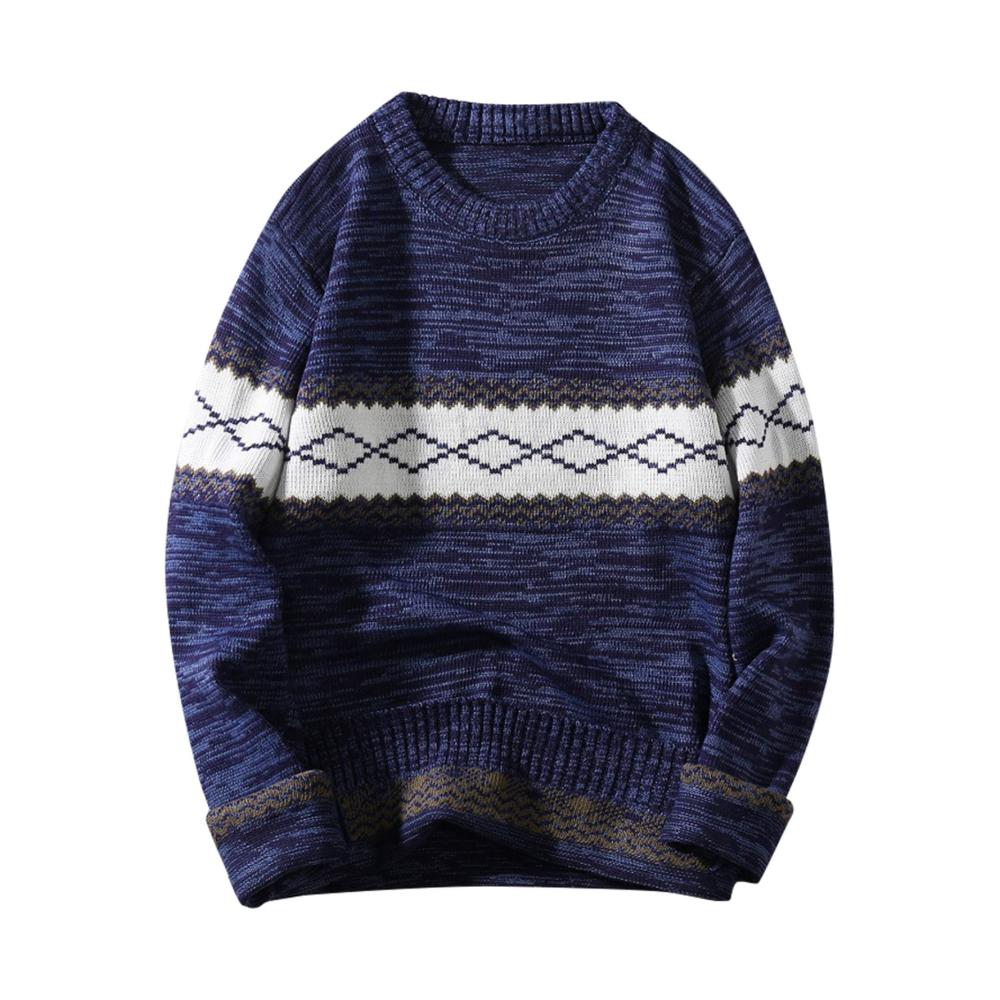 01blau Herren Wintermantel