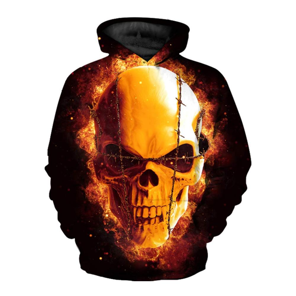 Flamme Dornen Schädel
