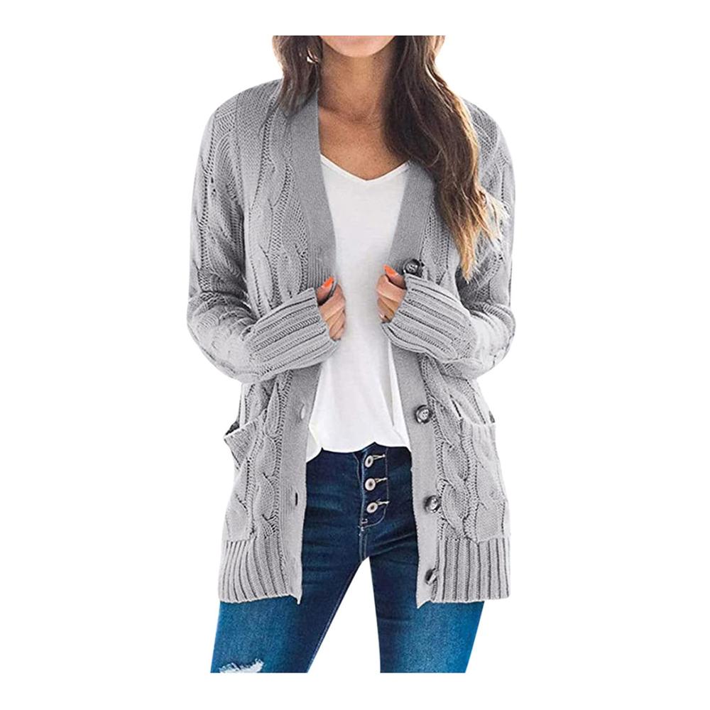 01-grau Pullover & Strickjacken für Damen