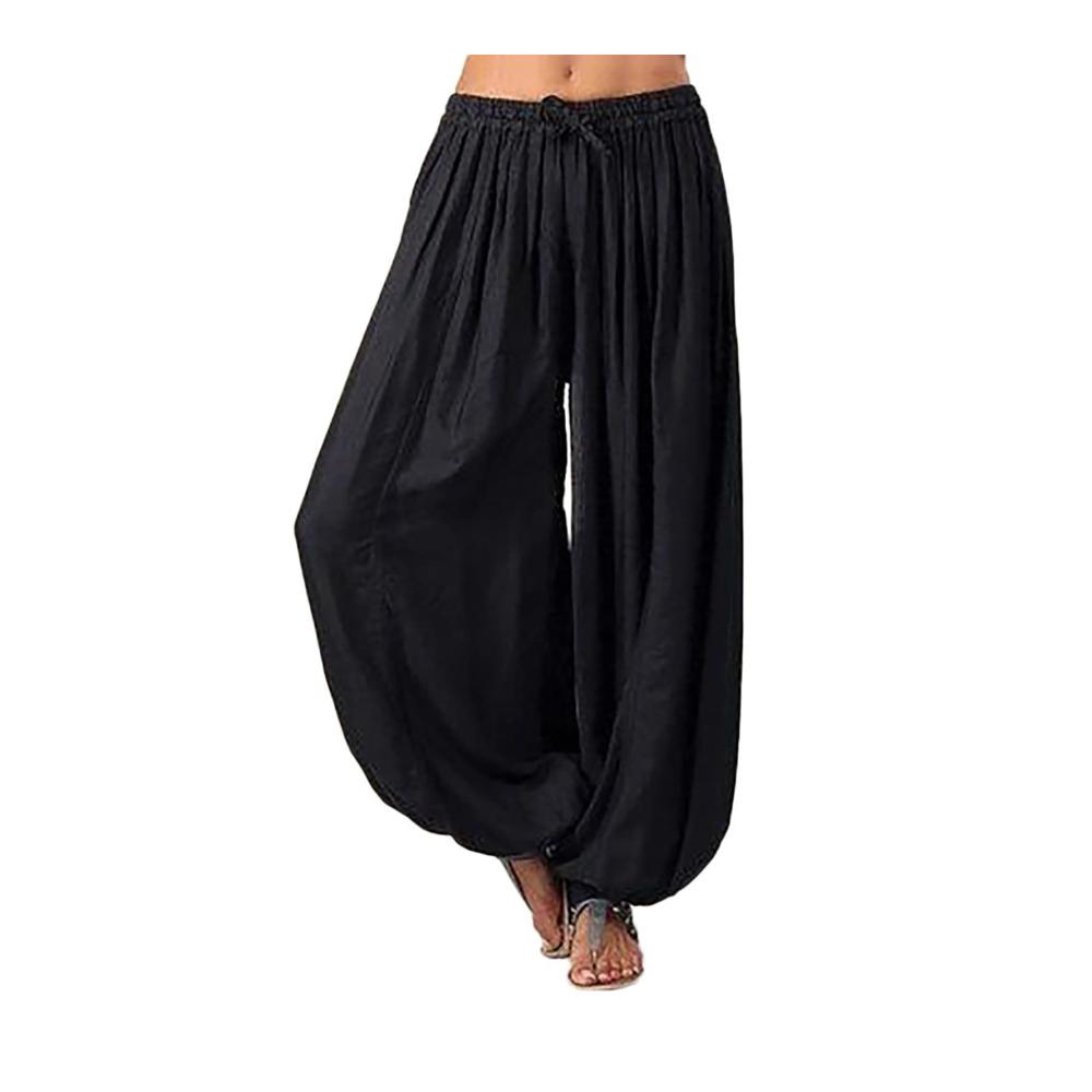 01-schwarz Hosen Damen Sommer